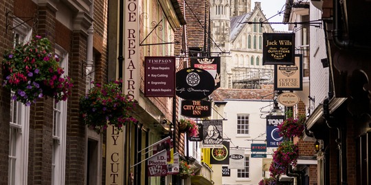 Canterbury Cathedral - key landmark in the game
