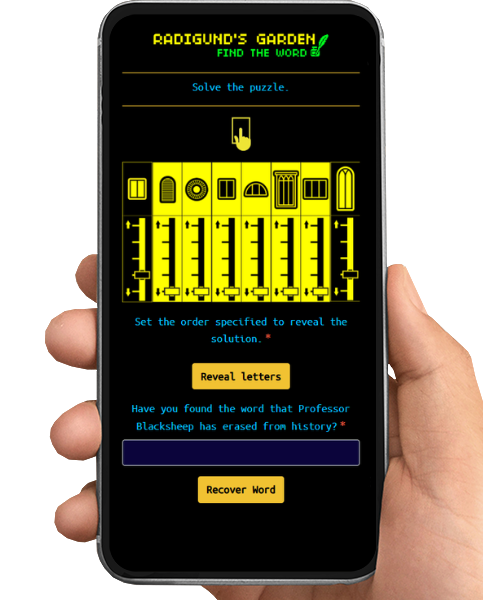 Phone interface showing game mechanics